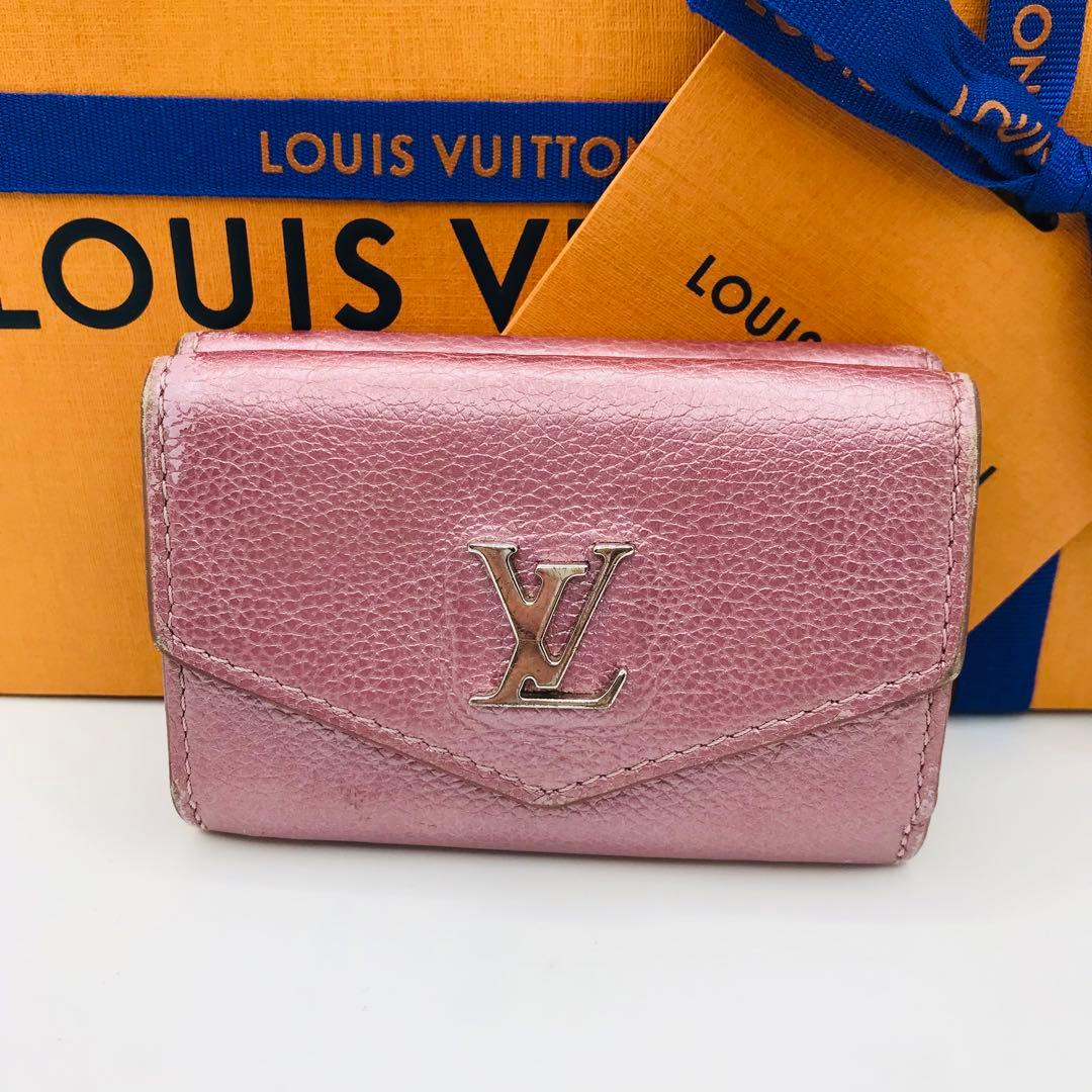 ルイヴィトン✨ポルトフォイユ ロック ミニ カプシーヌ クリスタルローズ 希少