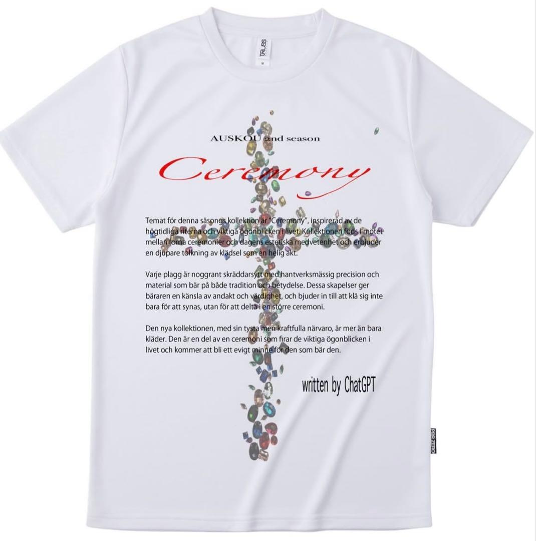 【AUSKOU】 'Ceremony' STAFF tee