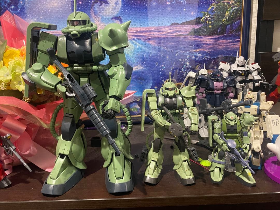 ガンプラ ザク 3体セット