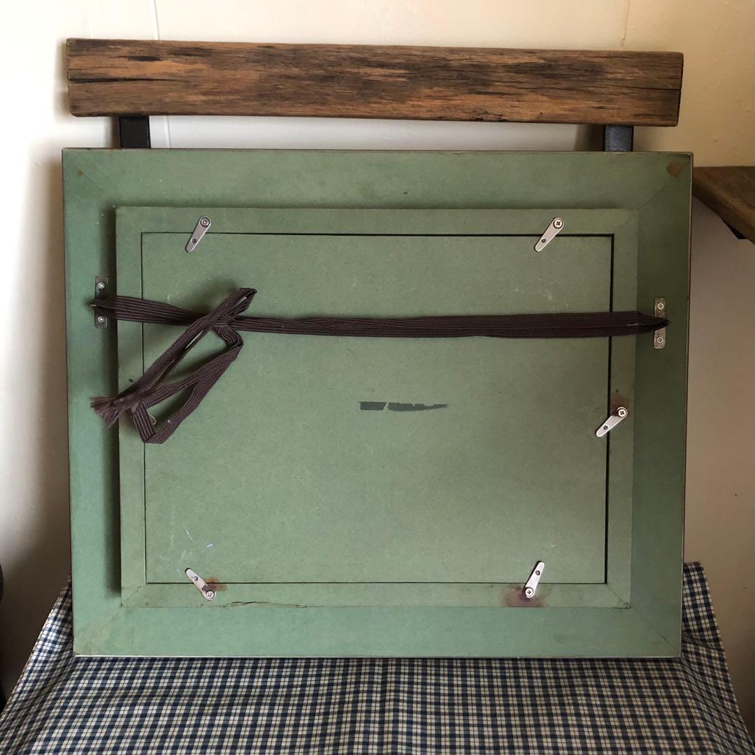 Yozi 油彩画 油絵 山の風景 1993年作