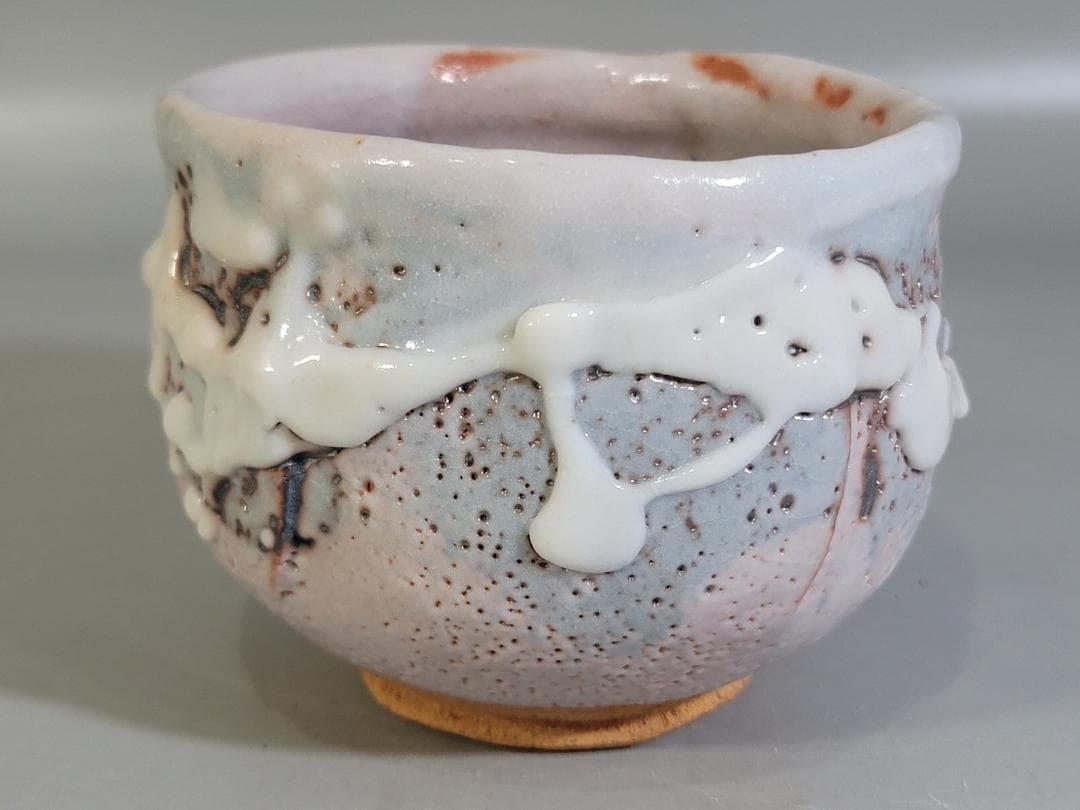 茶道具 志野茶碗 作家物 共箱 未使用 DT477