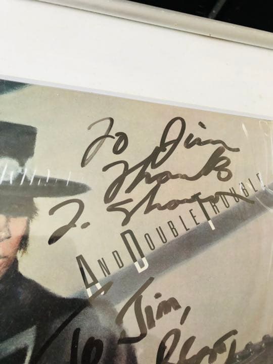 STEVIE RAY VAUGHAN /スティービーレイヴォーン　サイン　鑑定証