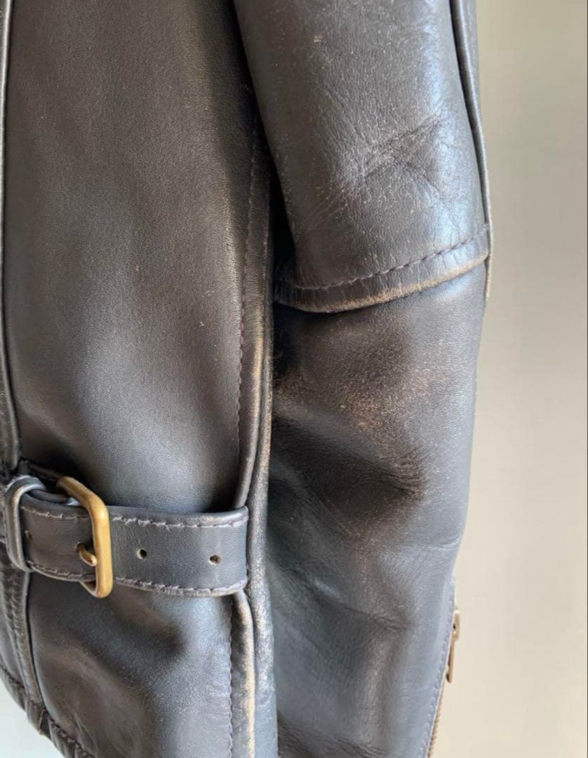 COMME des GARÇONS レザーライダースジャケットS