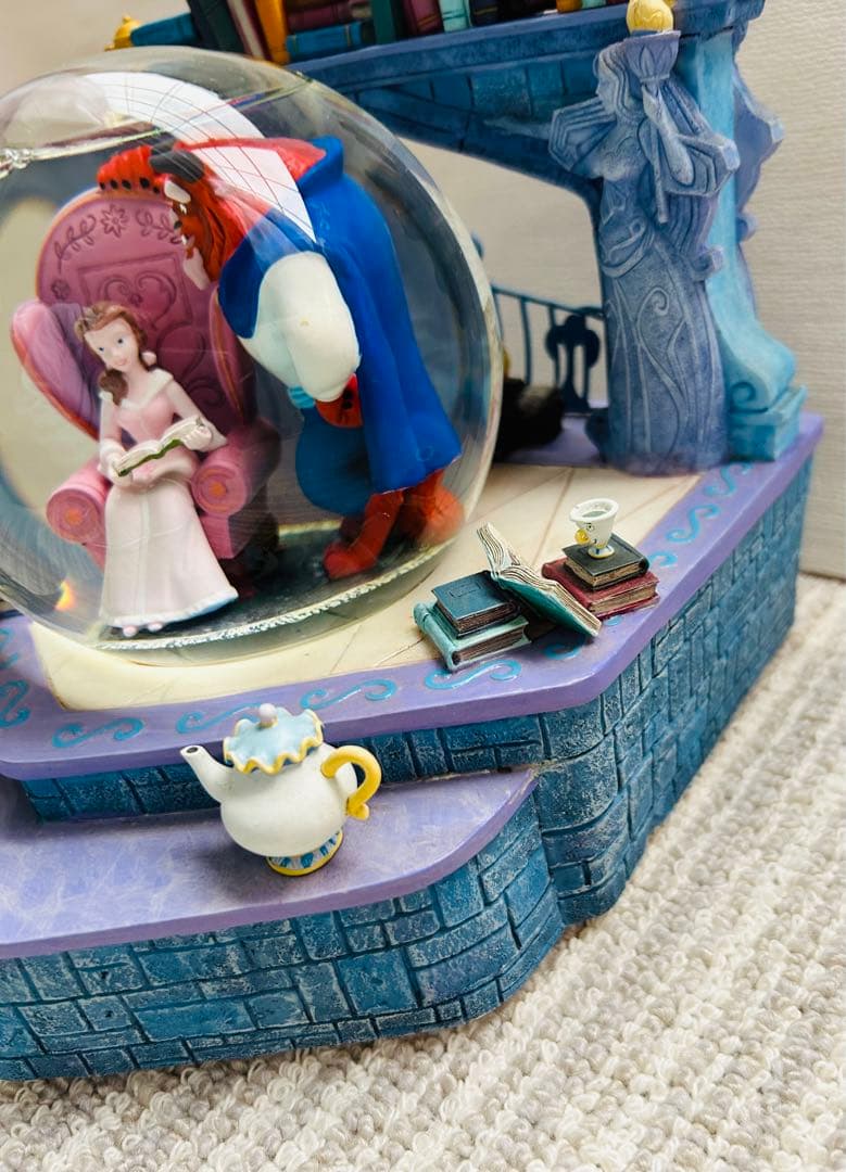 レア★美女と野獣 ベル ルミエール スノーグローブ スノードーム