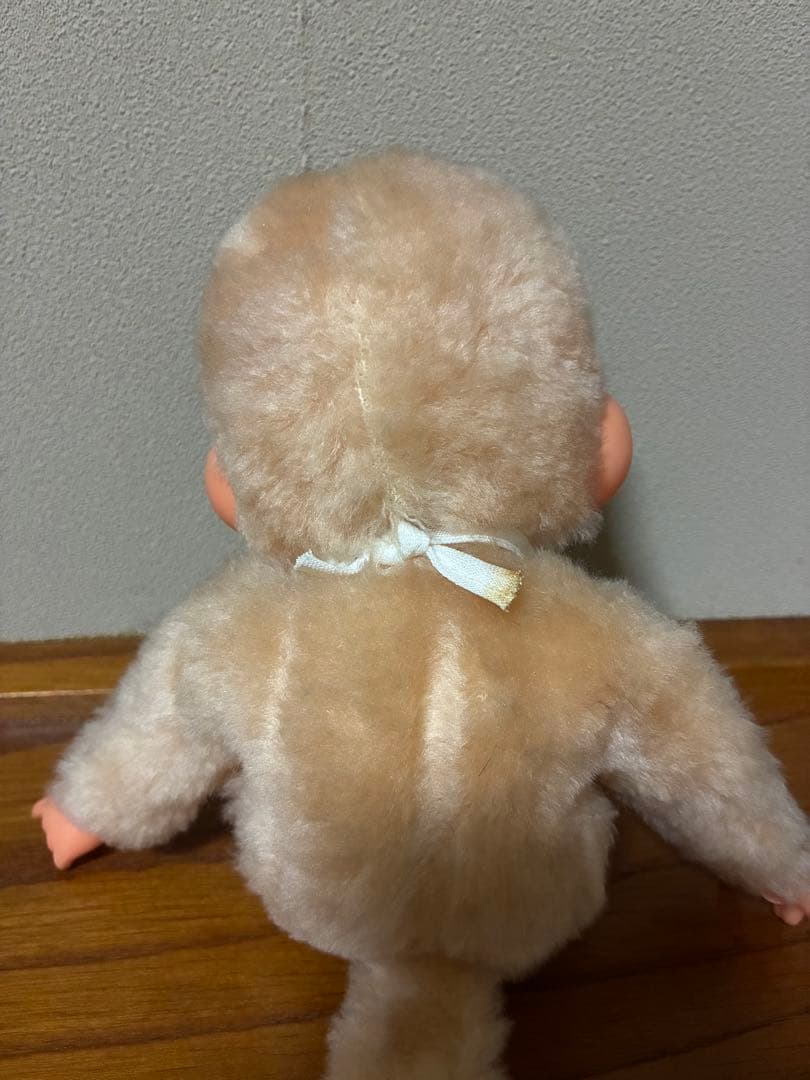 モンチッチ　白　ホワイト　昭和　初期　ブルーアイ　エンドーチェーン