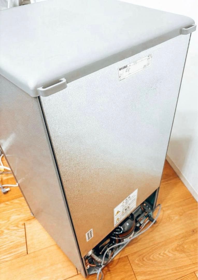 アクア 75L 1ドア冷凍冷蔵庫 メタリックシルバー 静音AQR-81E-S