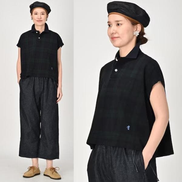 専用★45R ブラックウォッチカノコのMキャミポロ 45rpm