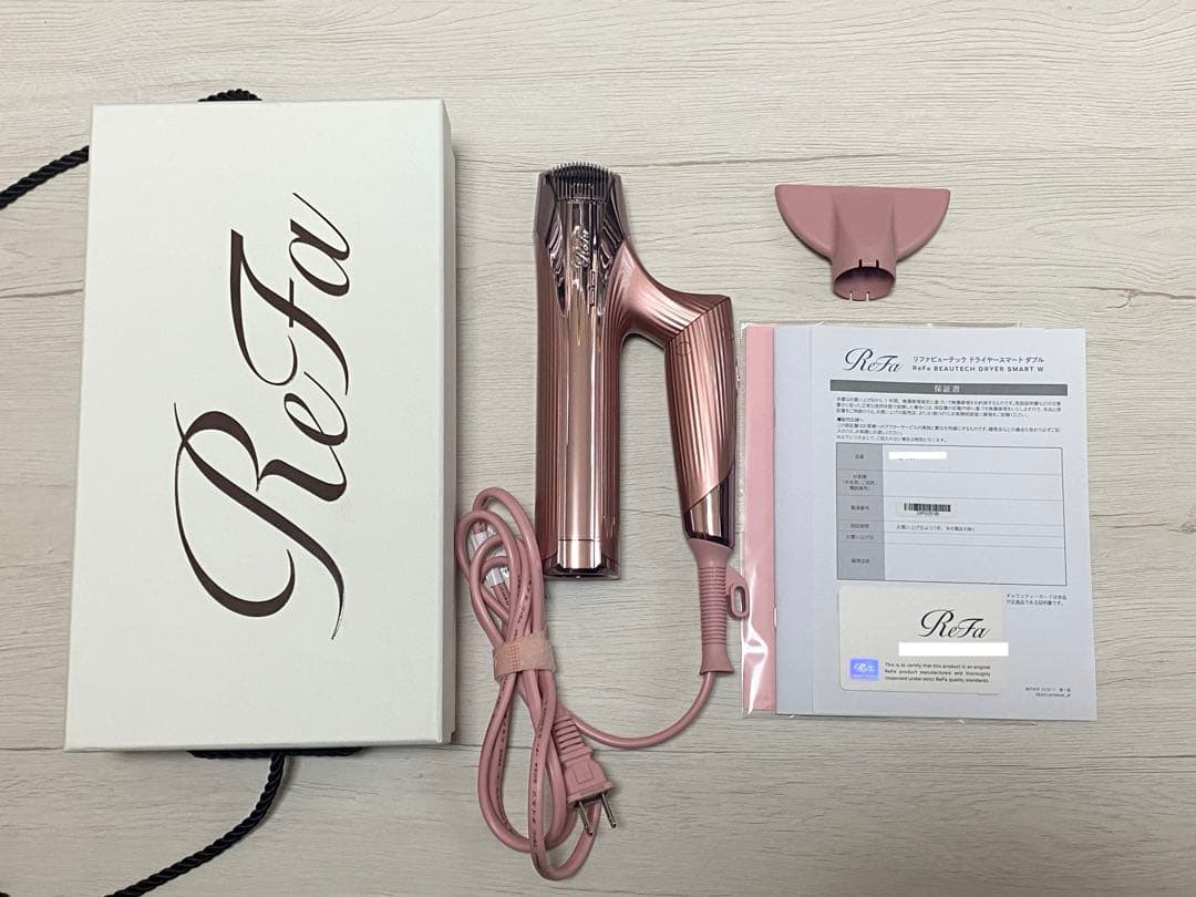 リファ ビューテック ドライヤー スマート ダブル W ピンク 2023年11月