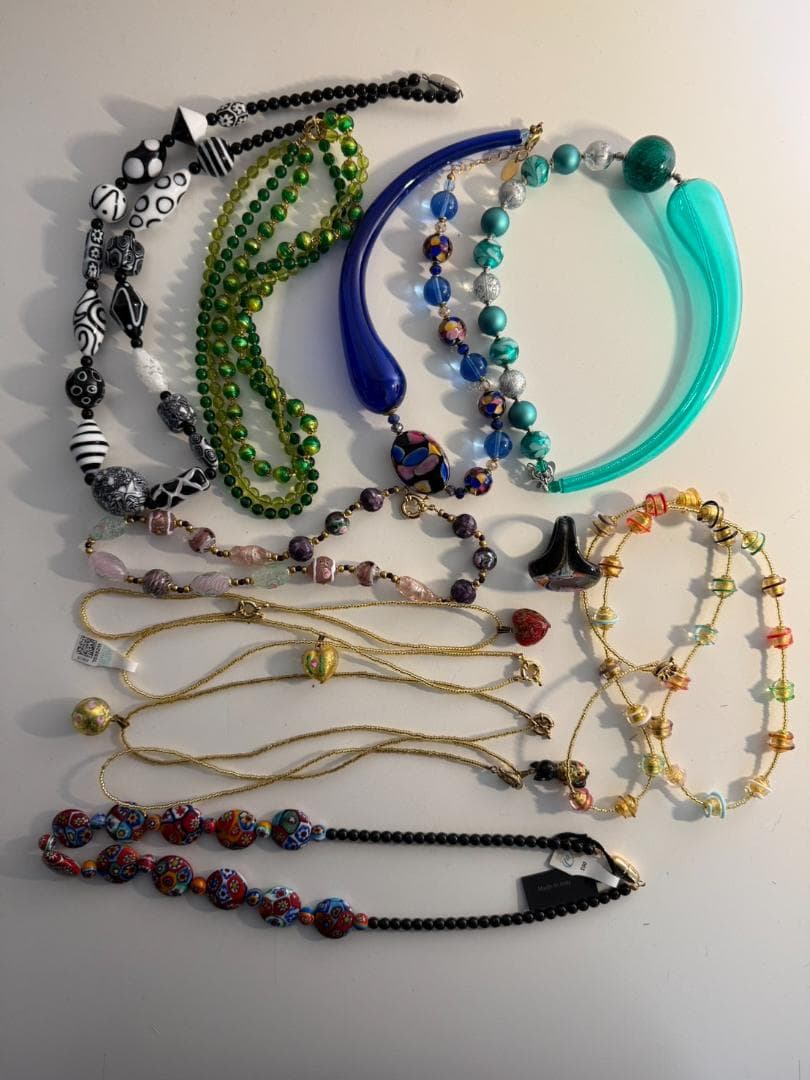 ベネチアンガラス　アクセサリー 12点セット