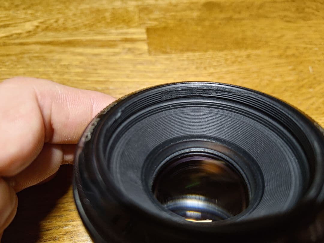 ★レンズカバー付Canon 単焦点レンズ EF50mm F1.8 IIフルサイズ