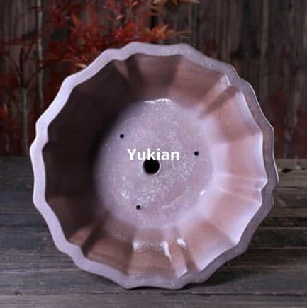 雲脚蓮華鉢 紫砂の鉢 盆栽鉢 植木鉢 小品盆栽鉢 大品盆栽鉢