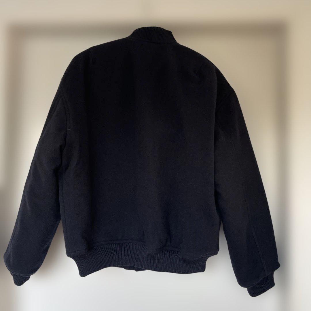 サンフラワーインターナショナルギャラリービームスウールボンバージャケットネイビー