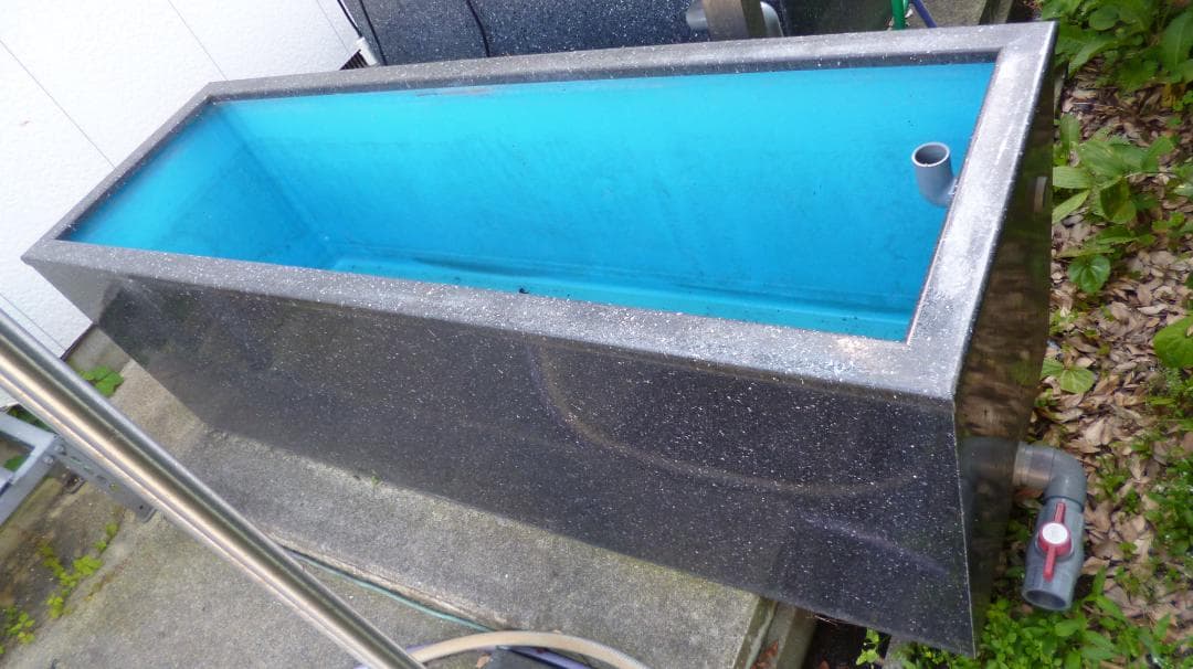 【引取限定】井上産業（テクノ販売）FRP水槽 600M（水量 630L 中古）