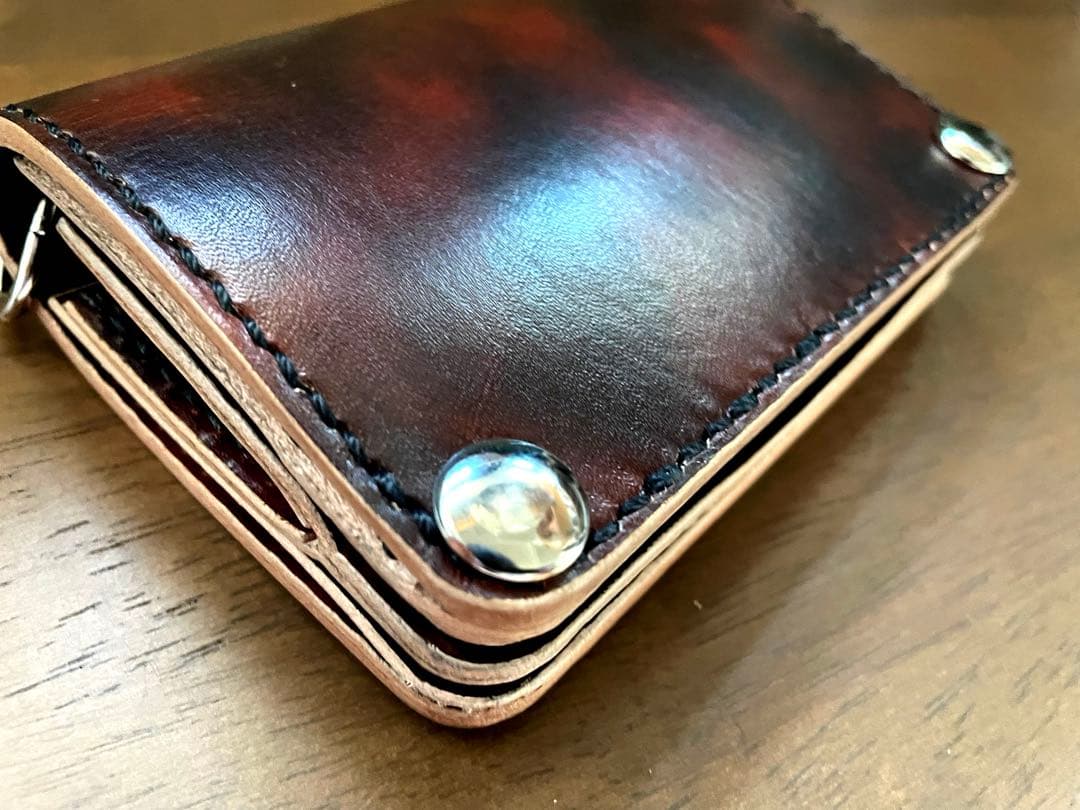 ミドルトラッカーウォレット 姫路レザー