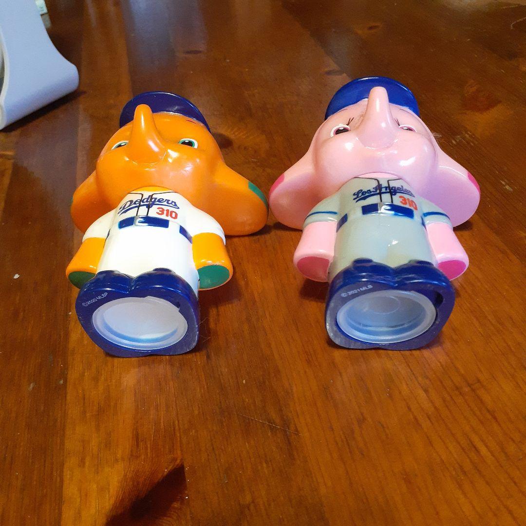 ロサンゼルスドジャースサトちゃんサト子ちゃん貯金箱セット