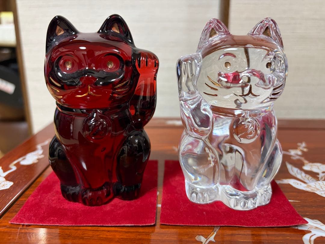 バカラ　招き猫 2体セット