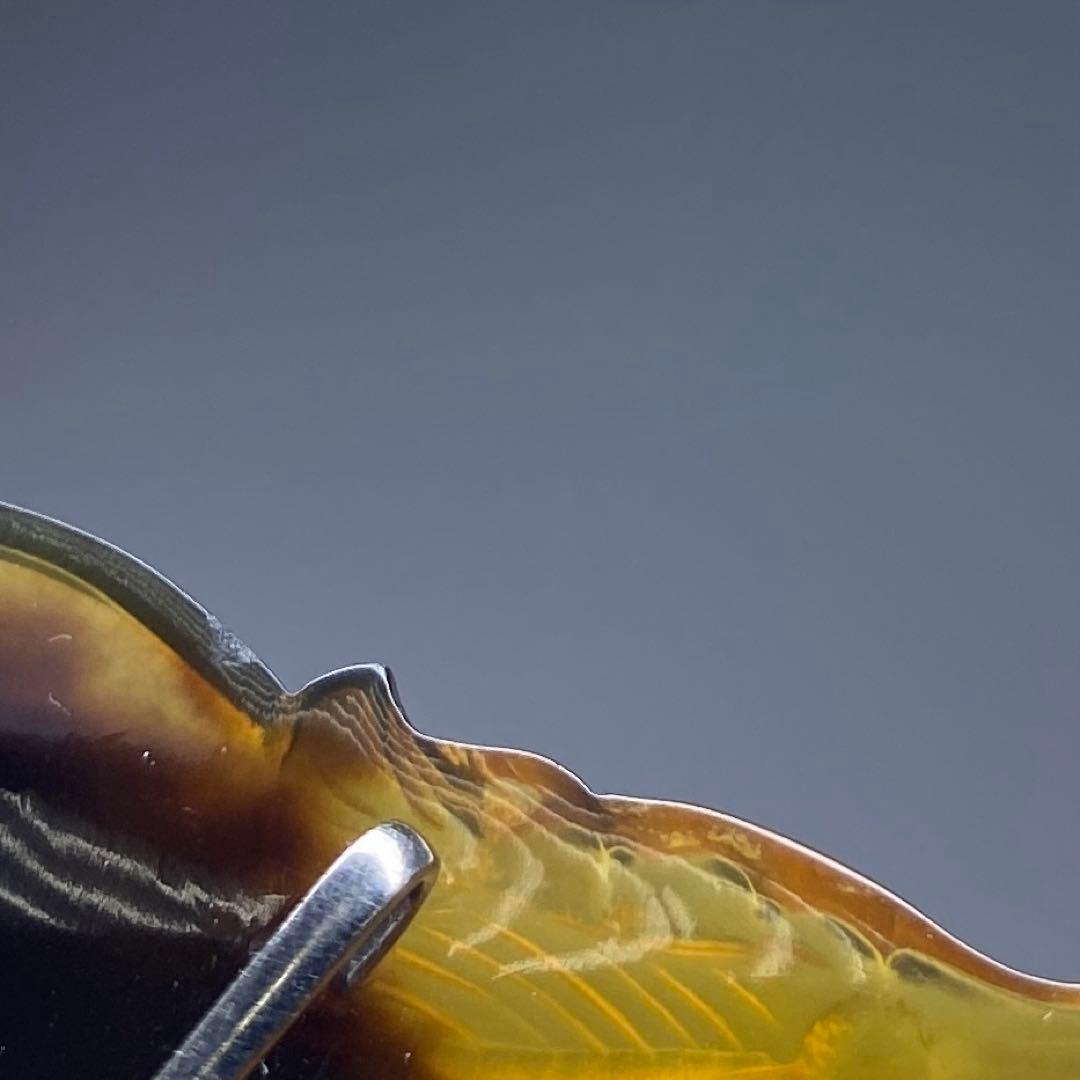 専用　本鼈甲　ブローチ　帯留　41g タカチ　東な7-0317☆2F