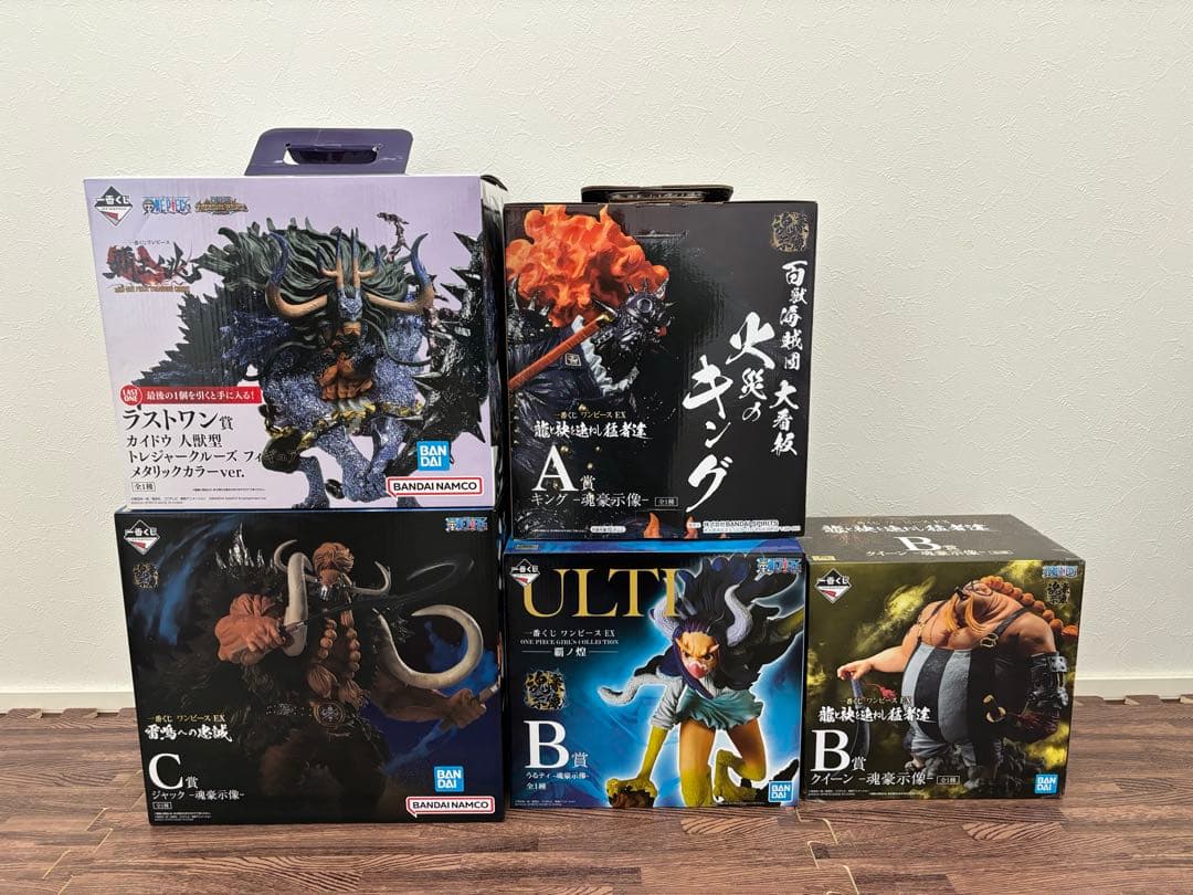 一番くじ　ワンピース　大看板　カイドウ　キング　クイーン　ウルティ　ジャック