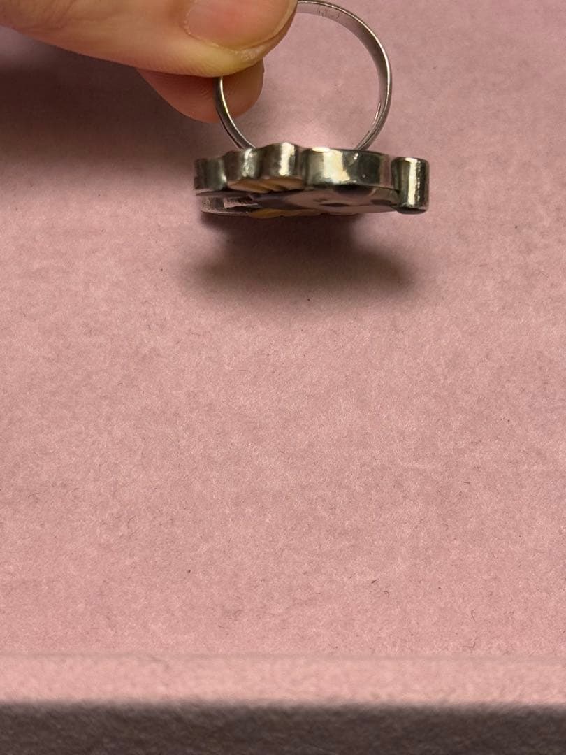 期間限定SALE:10号　ZUNI ミニーマウス　指輪　DISNEY インレイ