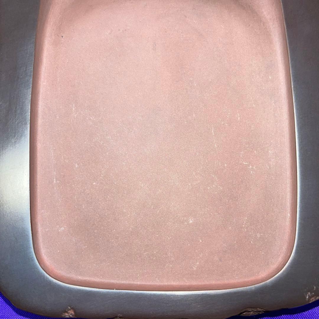 ⭕️赤間硯　梅文硯　三代　玉峯　日枝敏夫　新品未使用美品　梅花蕾を彫刻　祝品