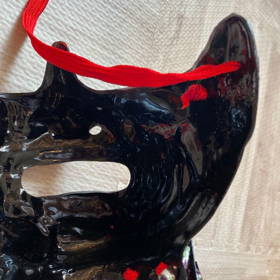 【着用可能】手作り　武具　鎧兜　甲冑　等身大　半頬　面頬　mempo 樹脂製