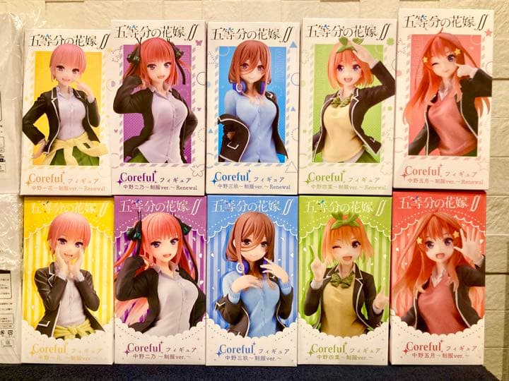 五等分の花嫁 Coreful フィギュア 全20種 新品 コアフル タイクレ限定