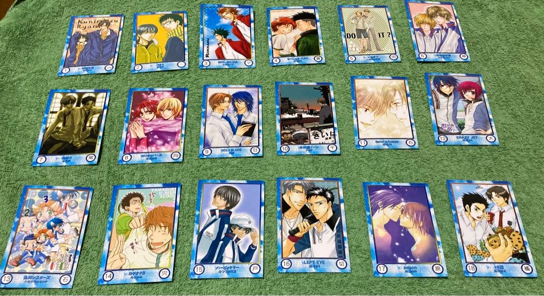 希少　2004 .2.8 テニスの王子様カードセット　非公式なグッツです。