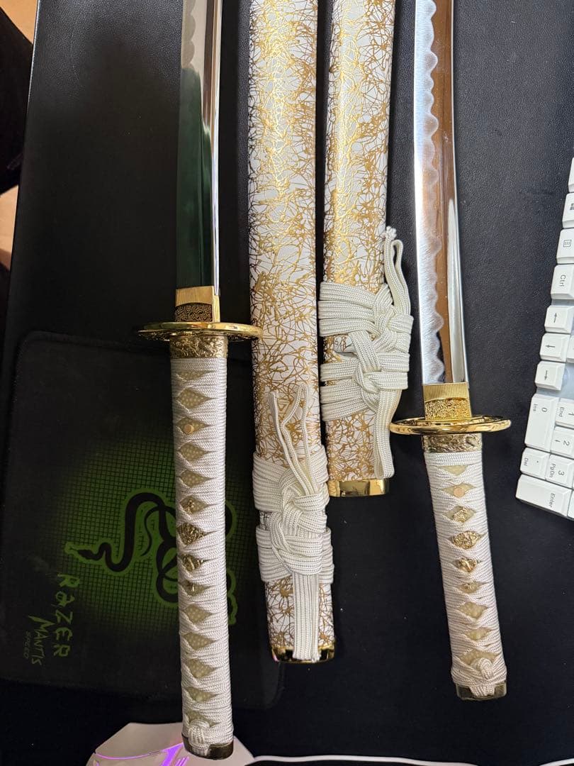 ノ*コ様 模造刀 2本セット（刀120cm + 脇差70cm）美品