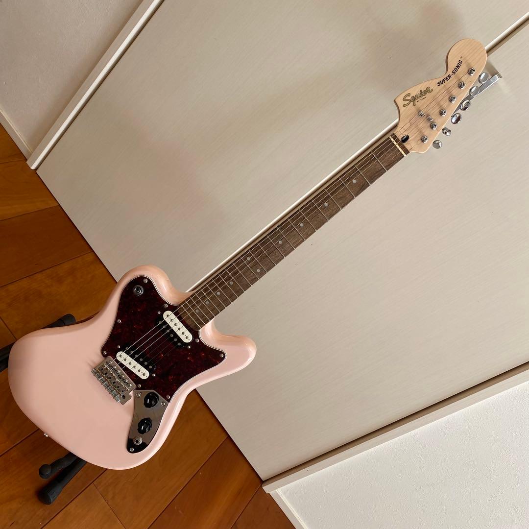 美品★squier super sonic スクワイヤー　スーパーソニック