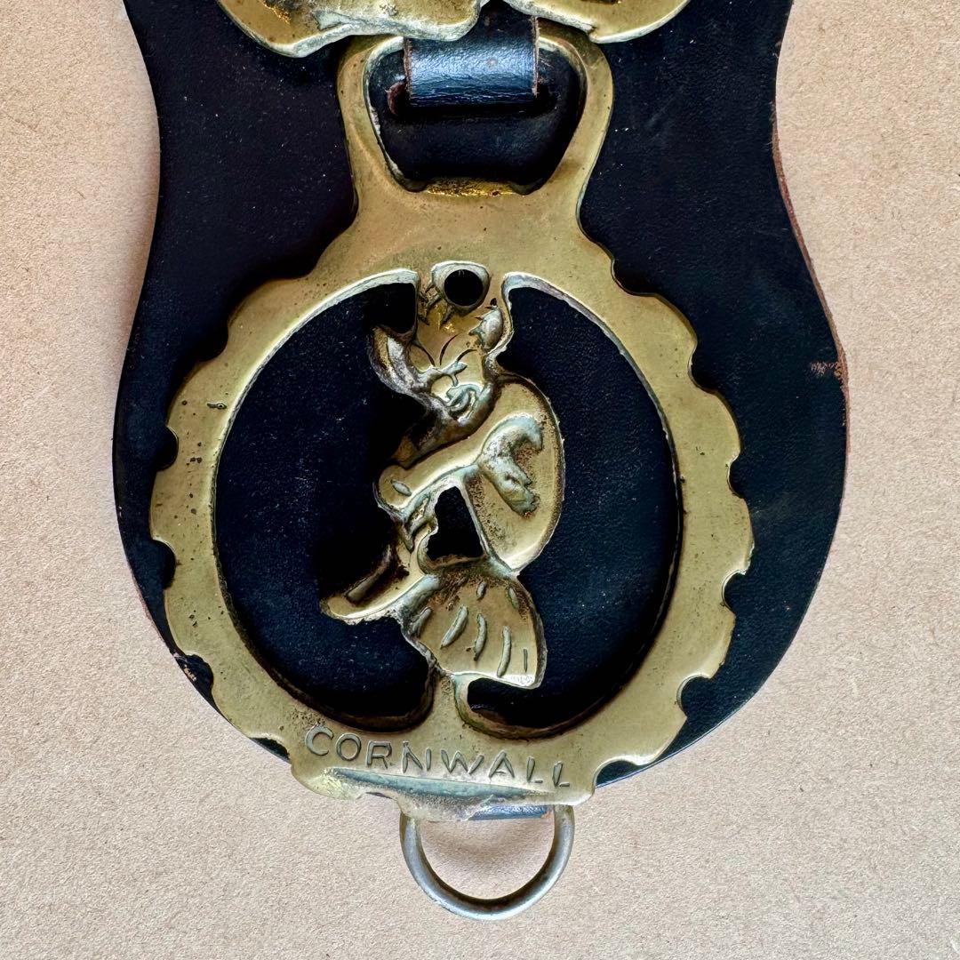 ホースブラス　馬具飾り　ビンテージ　イギリス　真鍮