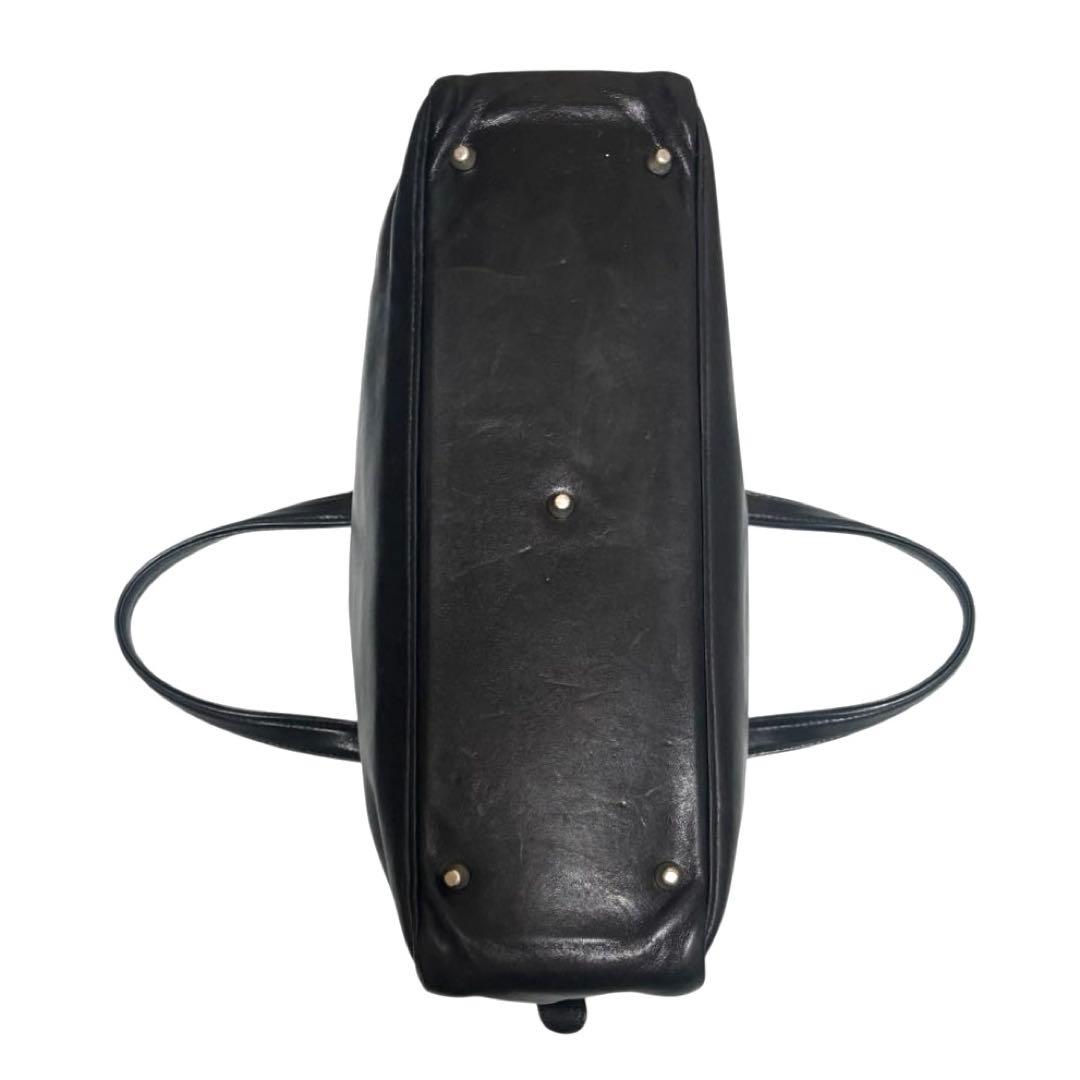 ジャックルコー　リスボン　ボストンバッグ　レザー　ブラック　A4収納可　保護袋