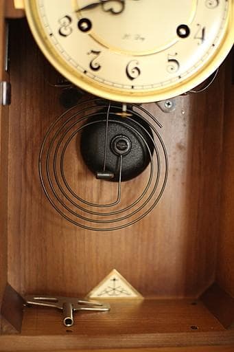 愛知時計製　機械式　掛時計　ウォールクロック　機械式時計　古時計　アナログ