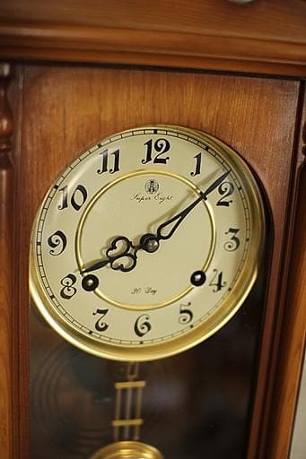 愛知時計製　機械式　掛時計　ウォールクロック　機械式時計　古時計　アナログ