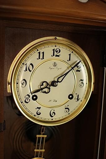 愛知時計製　機械式　掛時計　ウォールクロック　機械式時計　古時計　アナログ