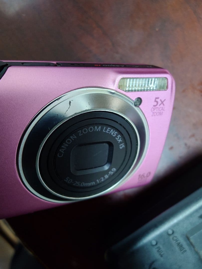 Canon コンデジカメラ COOLPIX A3300 ピンク本体と充電器のみ