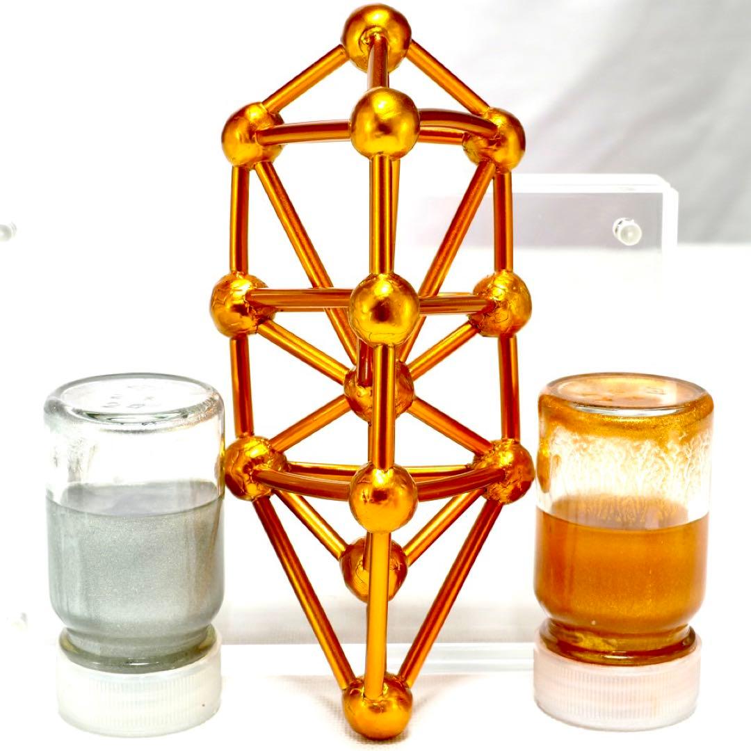 生命の樹　3Dカバラ　パドマ　立体カバラ　★グラデーションゴールドリュミエール2