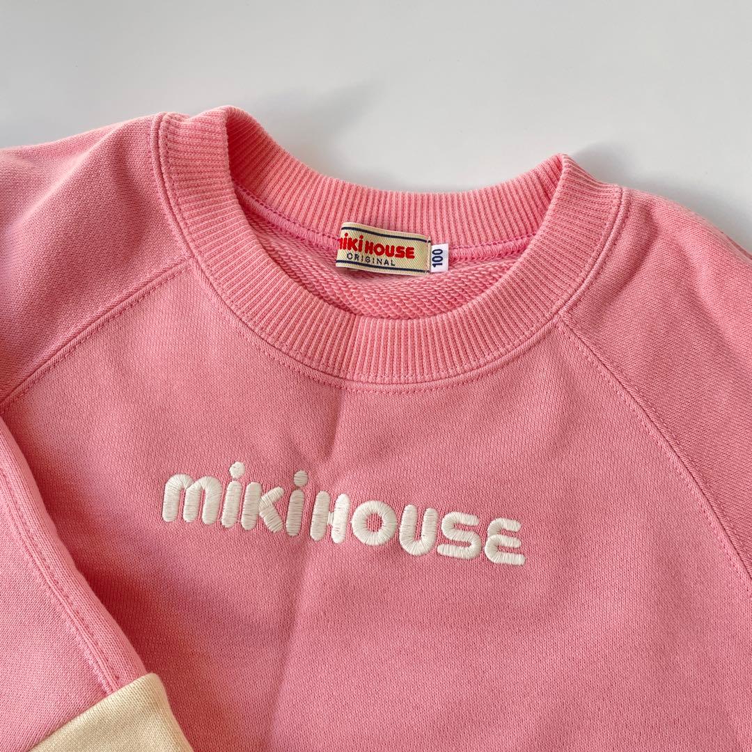 ミキハウス トレーナー 100 ピンク