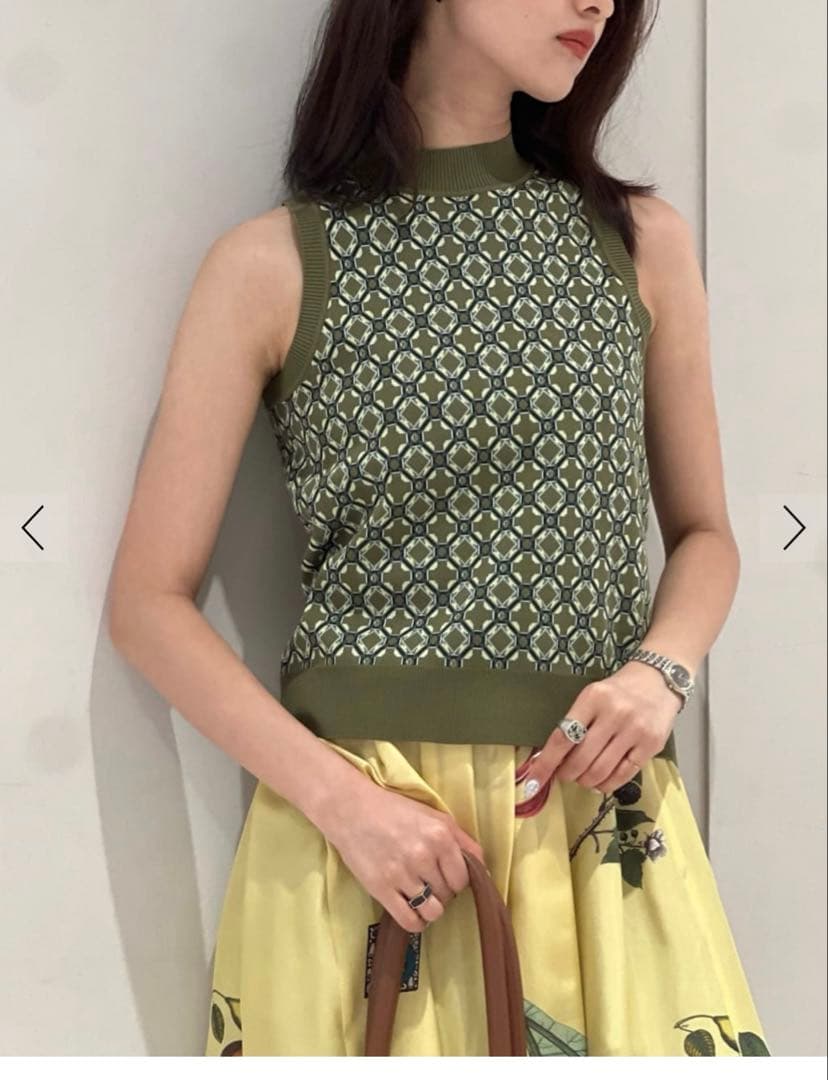 CABaN クロスタイルジャカード アメリカンスリーブプルオーバー