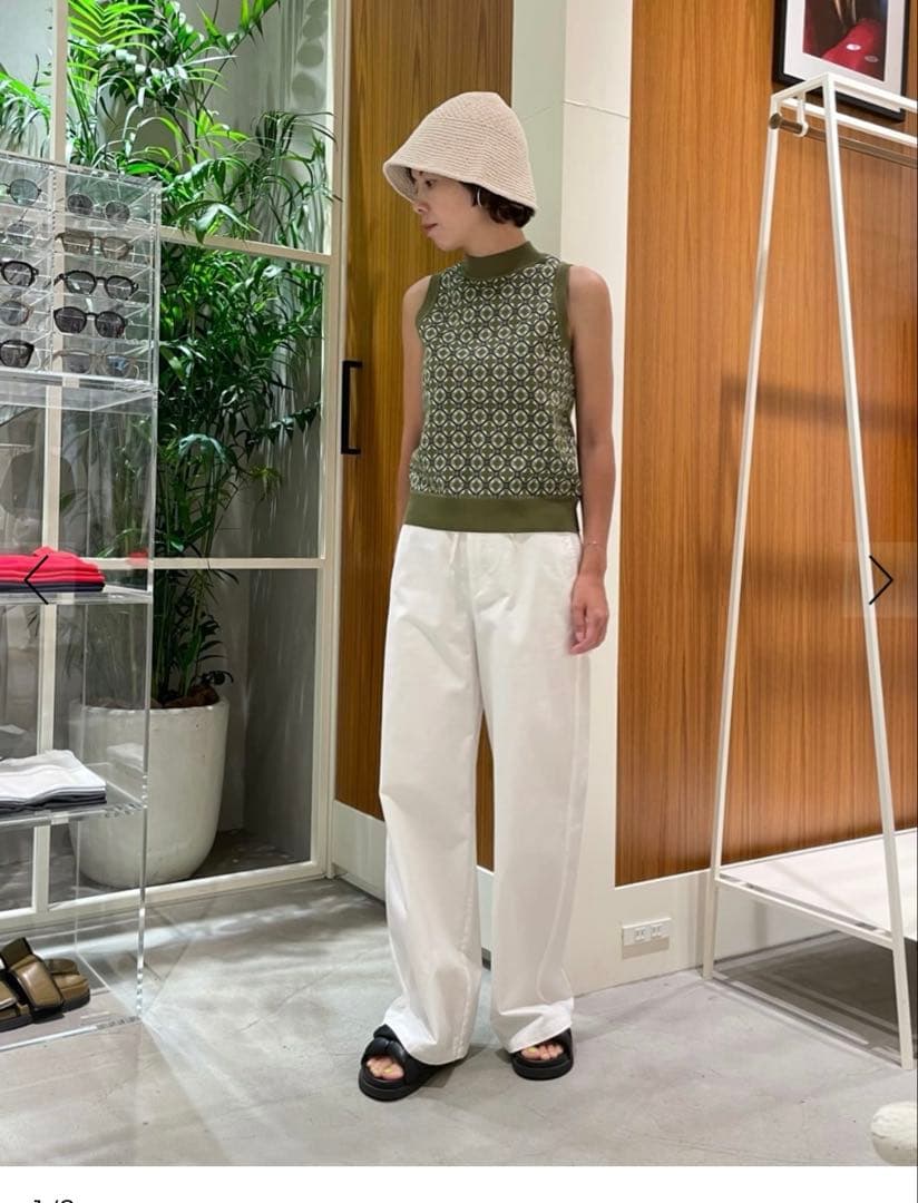 CABaN クロスタイルジャカード アメリカンスリーブプルオーバー