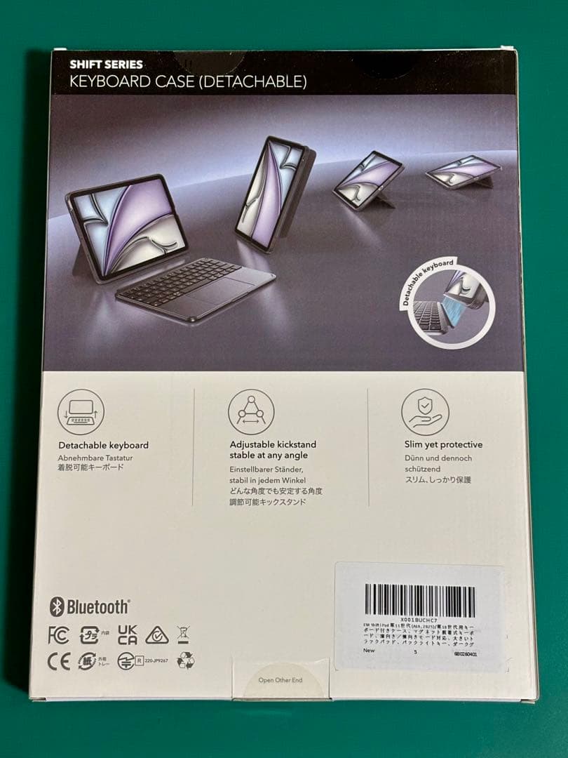 ESR Shift iPad第11世代(A16)2025 第10世代 キーボード