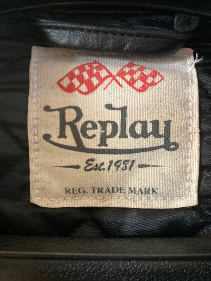 Replay シングルライダースジャケット