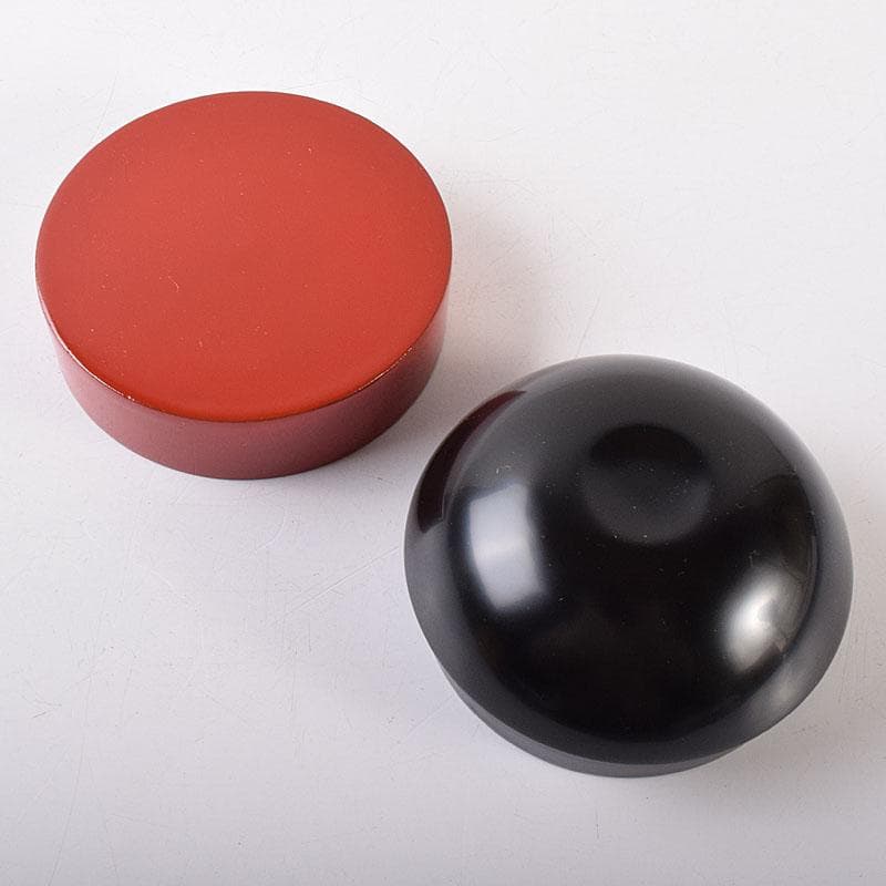 茶道具　政太郎作　甲赤茶入　共箱　V　8060