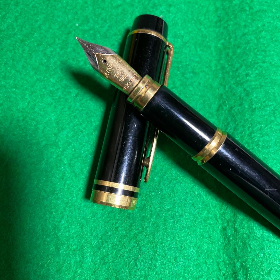 WATERMAN 万年筆　ブラック　18Kペン先　自宅保管品