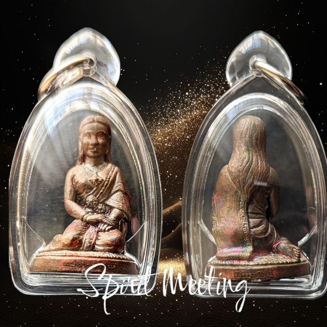 愛と縁を繋ぐ　女性精霊御守り　プライメーチャルワンの小さな像A　人縁　金運　恋愛