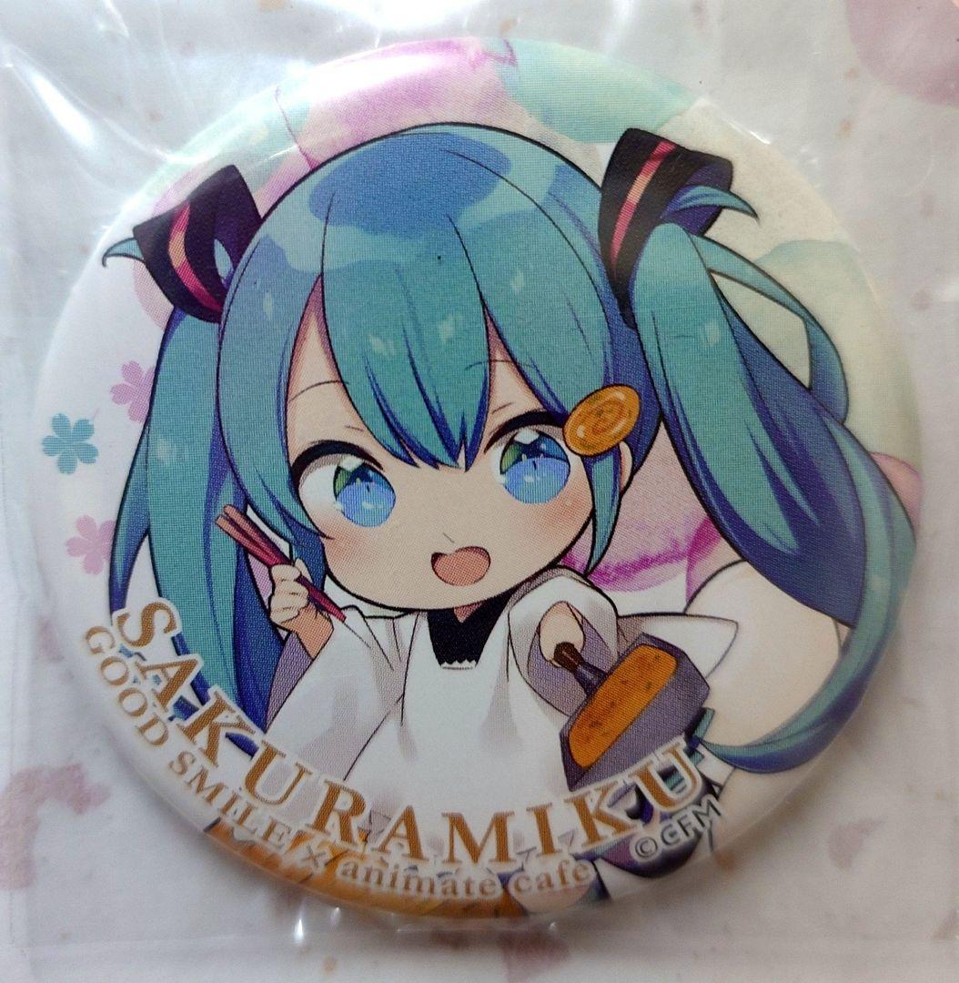 初音ミク/桜ミク 缶バッジセット 竜宮ツカサ 木屋町 桜ミクカフェ 2021