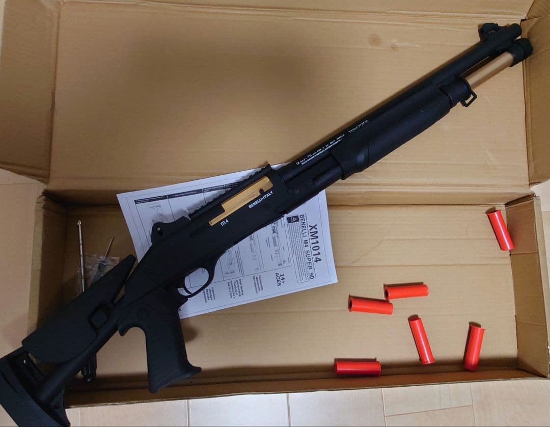 ショットガン 排莢式XM1014スポンジ弾 スポンジ銃 UDAOLI正規品