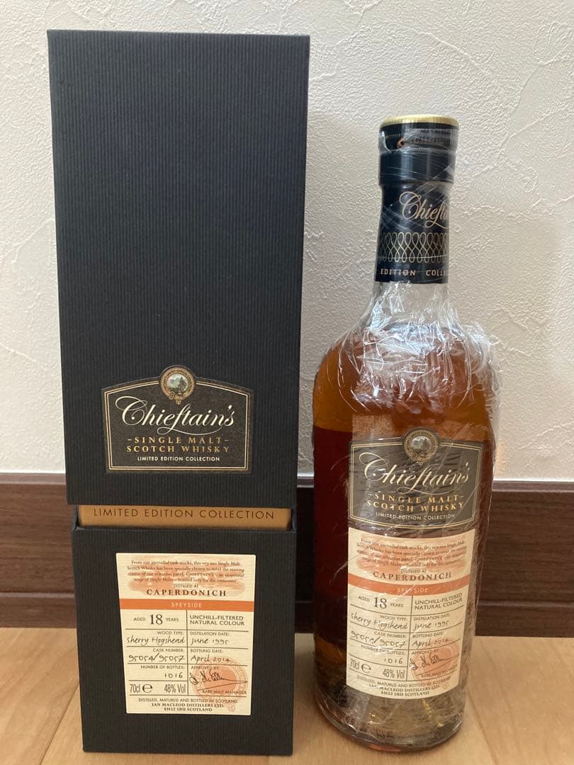 古酒 キャパドニック ウィスキー チーフタンズ 閉鎖蒸留所