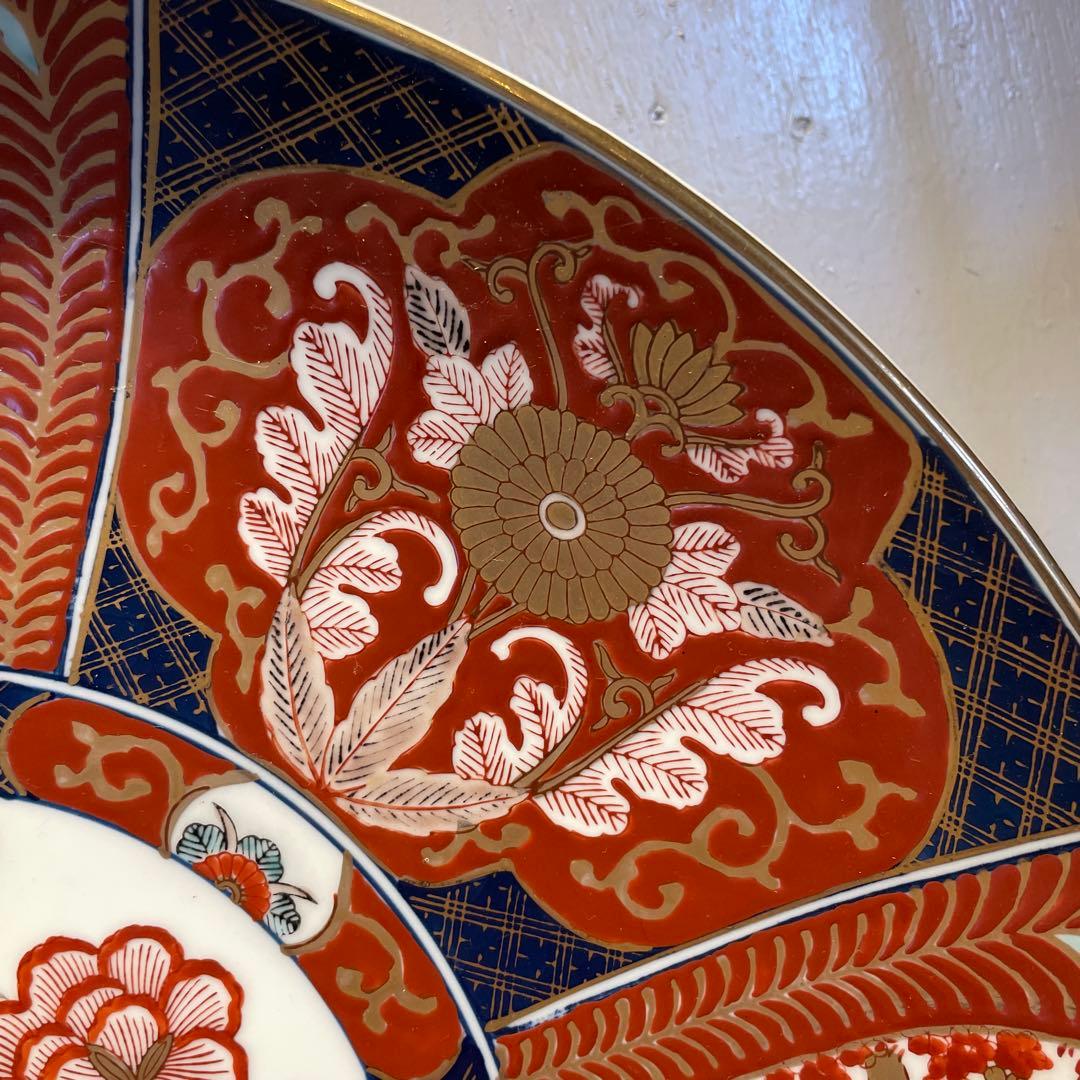 美品　有田焼　金彩　古伊万里　大皿　飾り皿　時代物　骨董品　早い者勝ち