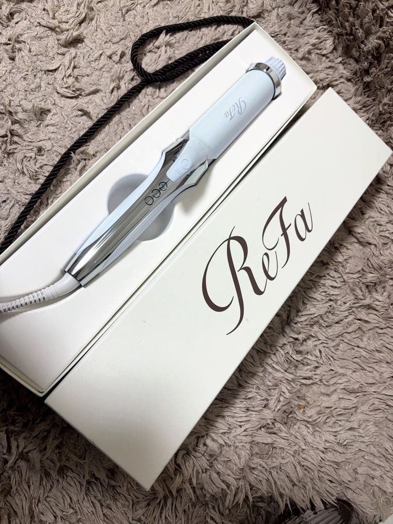 ReFa カールヘアアイロン ホワイト 箱付き 38mm