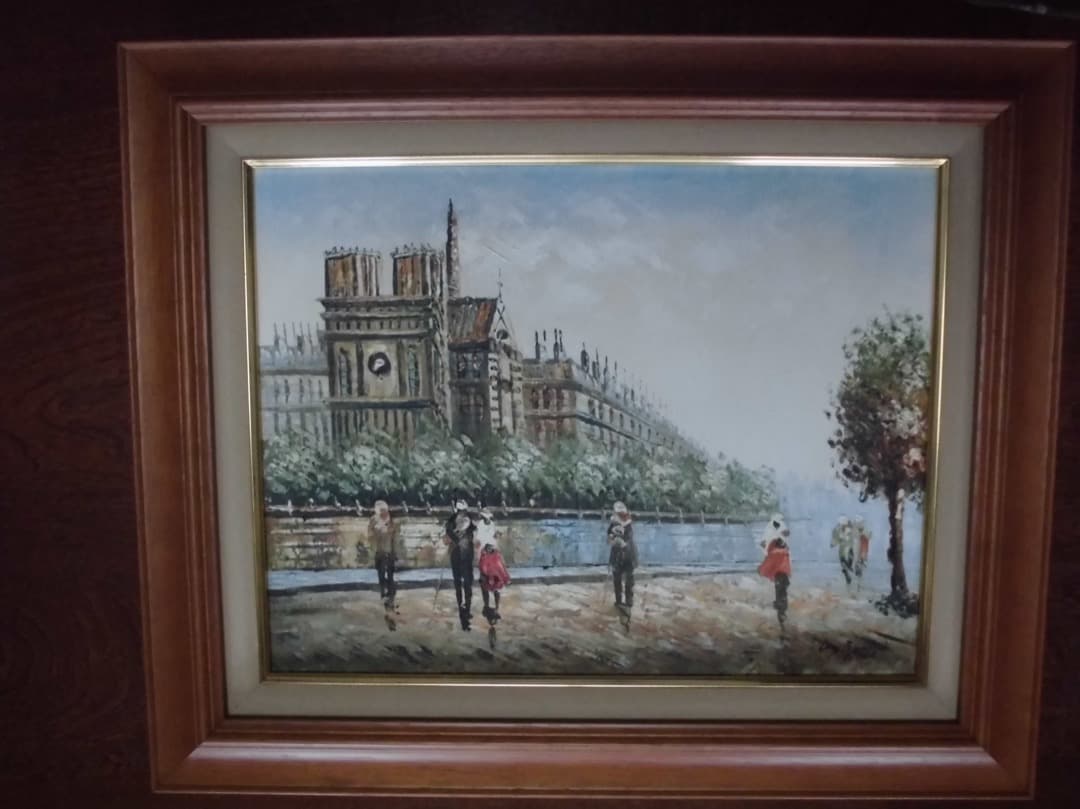 大聖堂前　佐伯祐三　F6